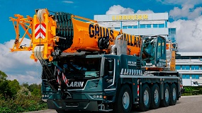 Foto de Gr�as Vallar�n incorpora la primera gr�a nueva de su parque de maquinaria: la Liebherr LTM 1150-5.4