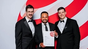 Foto de Nova solu��o de carregamento da Epiroc distinguida com o Red Dot Award