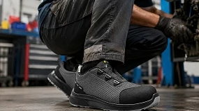 Foto de Excellence S3S Negro BOA ESD, el calzado de Panter diseñado para seguir el ritmo del taller mecánico