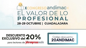 Foto de Aprovecha el 20% de descuento de Interempresas para asistir al X Congreso Andimac