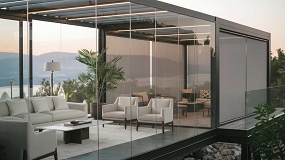 Innaltech ampl�a su oferta de cortinas de cristal para p�rgolas con dos sistemas de apertura