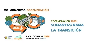 Foto de Cuota reducida para asistir al Congreso Anual de Cogeneración 2026 hasta finales de julio
