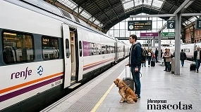 Foto de La RSCE tilda de histórica la decisión de Renfe de permitir viajar con perros de hasta 40 kilos tras años de reivindicación