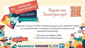Foto de La CEPE reunirá en octubre en Amberes a la industria europea de los recubrimientos