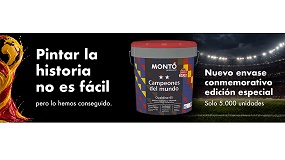 Pinturas Mont� lanza un envase de edici�n limitada para celebrar el triunfo de Espa�a en el Mundial