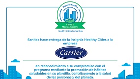Foto de Carrier recibe la Insignia Healthy Cities 2026 por su compromiso con la salud y la sostenibilidad