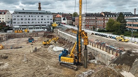Foto de Bauer Spezialtiefbau sienta las bases para la nueva escuela secundaria Heinrich Schliemann en Fuerth