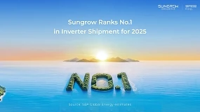 Foto de Sungrow mantiene el liderazgo mundial en envíos de inversores fotovoltaicos según S&P Global