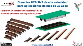 ERMEC impulsa las soluciones de interconexi�n de alta velocidad de los conectores Colibri de EPT Connectors