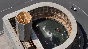 Foto de 'Round About Baths' de Leopold Banchini, seleccionada en el Premio Europeo del Espacio Público Urbano 2026