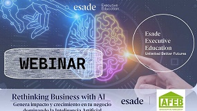 Foto de AFEB y ESADE organizan un webinar informativo sobre el programa Executive �Rethinking Business with IA�