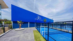 Foto de Bandalux mejora el confort visual en Bela Padel Center Barcelona con una soluci�n de protecci�n solar a medida