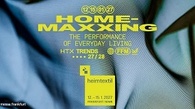Foto de Heimtextil Trends 27/28 explora la tensión entre rendimiento, tecnología y experiencia sensorial
