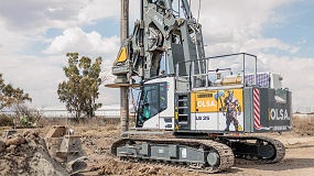 Foto de 'Mjölnir': una máquina de perforación vikinga de Liebherr en México