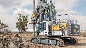 Foto de 'Mj�lnir': uma m�quina de perfura��o viking da Liebherr no M�xico
