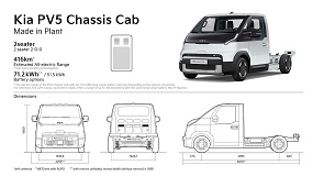 Foto de Kia ampl�a la gama del PV5 Chassis Cab con una nueva bater�a Long Range de 71,2 kWh