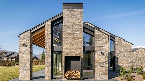 Foto de Casa Angle, donde el paisaje marca la arquitectura