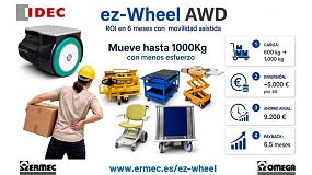 Foto de Ermec impulsa la rentabilidad de la intralog�stica industrial con las soluciones de movilidad asistida IDEC / EZ-Wheel
