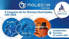 Foto de Molecor participar� nuevamente como empresa colaboradora en el X Congreso de los T�cnicos Municipales CIM 2026