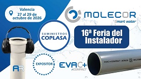 Foto de Molecor compartir� sus �ltimas novedades en la 16� Feria del Instalador de Coplasa
