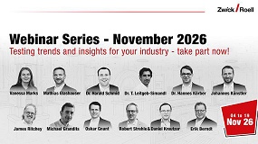 Foto de ZwickRoell organiza 11 webinars t�cnicos sobre ensayos de materiales tras testXpo