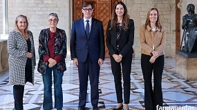 Foto de Encuentro de directivos de Novartis con el presidente de la Generalitat de Catalunya, Salvador Illa, y la Consejera de Salud, Olga Pané
