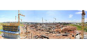 Foto de Un buen acabado del hormign, clave en la construccin del nuevo estadio del Corinthians