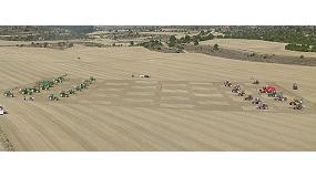 Foto de John Deere en la partida de ajedrez ms grande del mundo