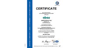 Foto de Abas recibe la certificacin ISO 9001