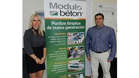 Foto de Entrevista a Angelique Rietveld, gerente, y a Miguel Iniesta Jan, tcnico comercial de Modulo Bton Espaa, S.L.