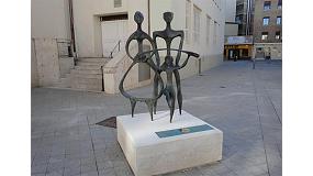 Foto de John Deere homenajea la trayectoria agraria de Huesca simbolizada en una escultura de bronce