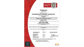 Foto de Gascn International obtiene el certificado de calidad ISO 9001 en diseo y fabricacin de maquinaria agrcola