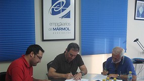 Foto de Acuerdo entre la Asociacin de Empresas del Mrmol de Andaluca, Fecoma-CCOO y MCA-UGT