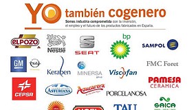 Foto de 20 grandes industrias, unidas en la campaa Yo tambin cogenero. Nuestra energa es la cogeneracin
