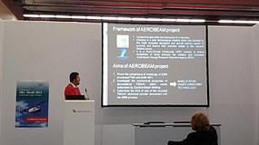 Foto de Aimme presenta los resultados del proyecto Aerobeam en Airtec 2013