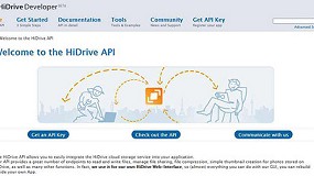 Foto de API para el disco duro online HiDrive