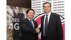 Foto de Aseigraf y Vodafone Espaa firman un acuerdo de colaboracin