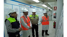 Foto de El director general de Energa y Minas de Valencia visita la planta de Saint-Gobain Placo en Soneja (Castelln)
