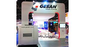 Foto de Gesan present Your Power en la feria Middle East Electricity celebrada en Dubai