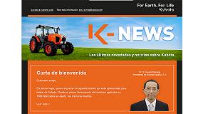 Foto de Kubota lanza K-News, su boletn online de noticias