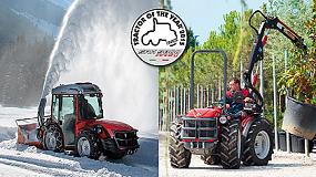 Foto de Antoni Carraro presentar su nueva gama de tractores en Salonvert 2014