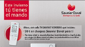 Foto de Saunier Duval lanza la nueva promocin Este invierno t tienes el mando