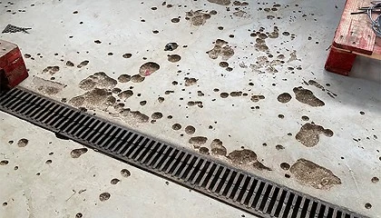 Foto de Defectos ms comunes sobre pavimentos de hormign
