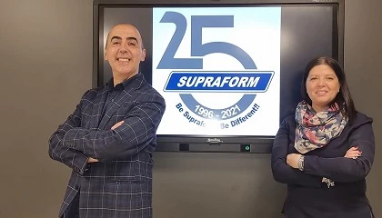 Foto de Entrevista a Oskar y Noelia Santiuste, director general y responsable de Ventas en Supraform respectivamente