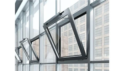 Puertas correderas de vidrio con guía vista - Aluminis J.Jurado