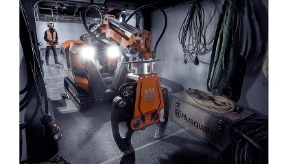 Foto de Husqvarna presenta el robot de demolición compacto DXR 95