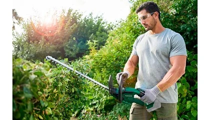 Foto de Parkside propone sus sistemas de bateras para trabajos de jardinera