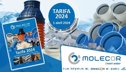 Foto de Molecor publica su Tarifa 2024 con importantes novedades en sus diferentes gamas de productos