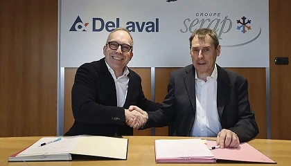Foto de DeLaval anuncia su alianza con el fabricante de tanques de refrigeracin de leche SERAP