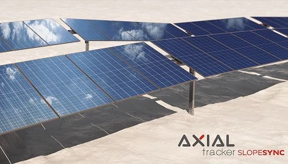 Foto de Axial lanza AxialTracker SlopeSync, su cuarta generación de seguidores solares